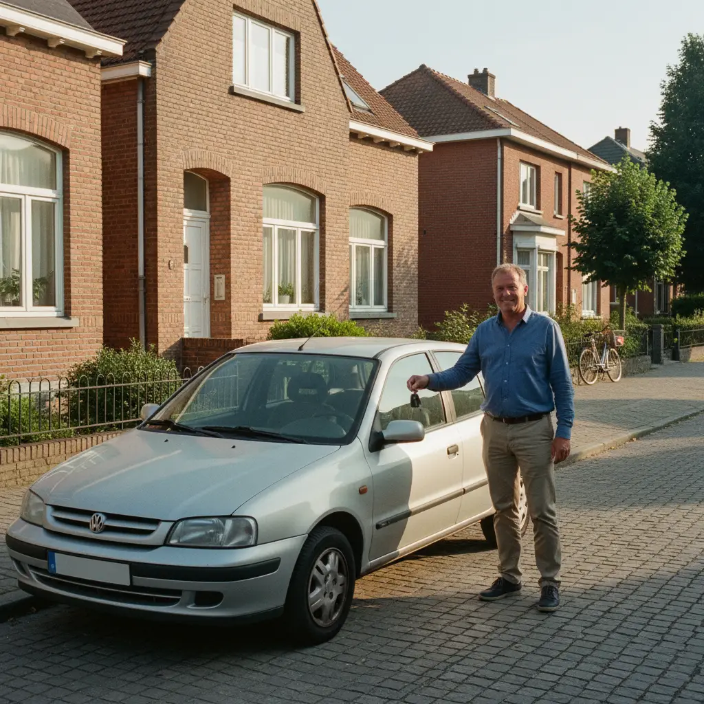 Remise des clés lors d'une vente de voiture entre particuliers