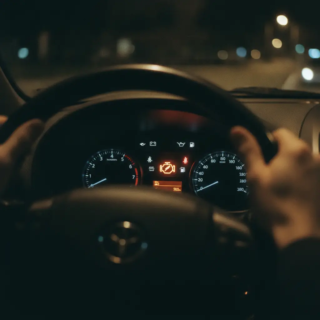 Vendre une voiture avec un voyant moteur allume : risques juridiques